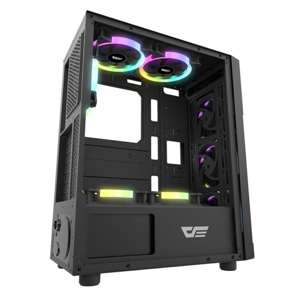 DarkFlash Casing Pollux Acrylic ATX Gaming Used DarkFlash Casing Pollux Acrylic ATX Gaming Used